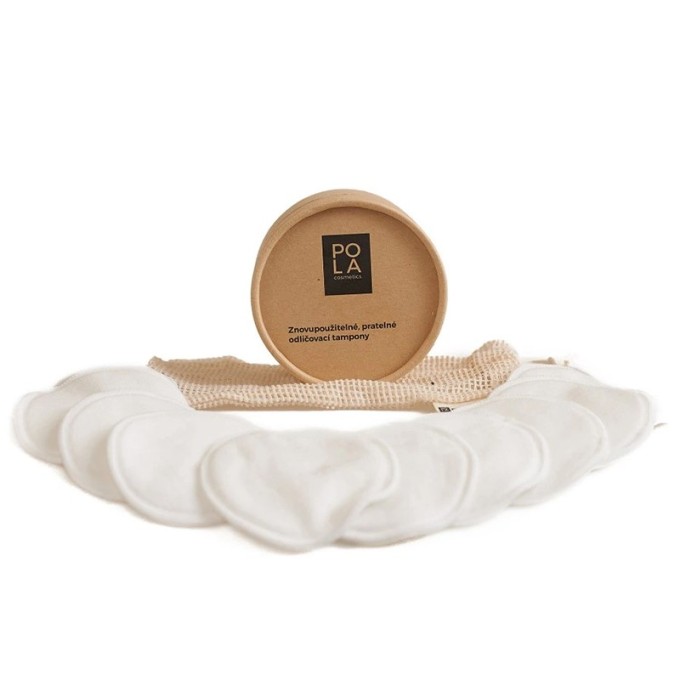 Pola Cosmetics Makeup Remove Pads - Bamboo makeup remover tampons ( 10 vnt.