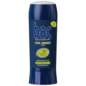 BAC Cool Energy Men 24Hh Deostick - dezodorantas for men 40 ml