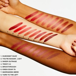 MAC Powder Kiss Lipstick - Powder lipstick 3 g 930 Brickthrough