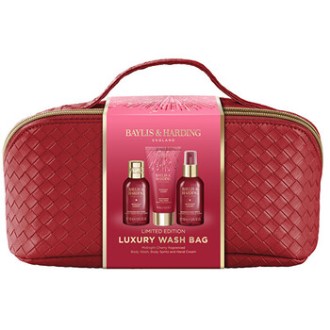 Baylis & Harding Midnight Cherry Set with Cosmetic Bag - Dovanų rinkinys kosmetinėje