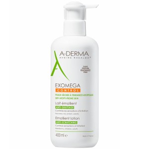 A-Derma Exomega Control Emollient Lotion - Body Lotion 400 ml