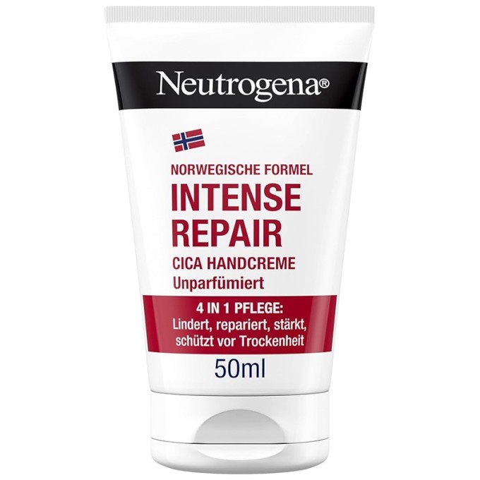 Neutrogena Norwegian Formula Intense Repair Cica Hand Cream - rankų kremas labai sausai ir