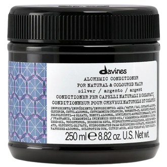 Davines Alchemic Conditioner For Natural & Coloured Hair Silver ( zesvětlované a blond vlasy ) -