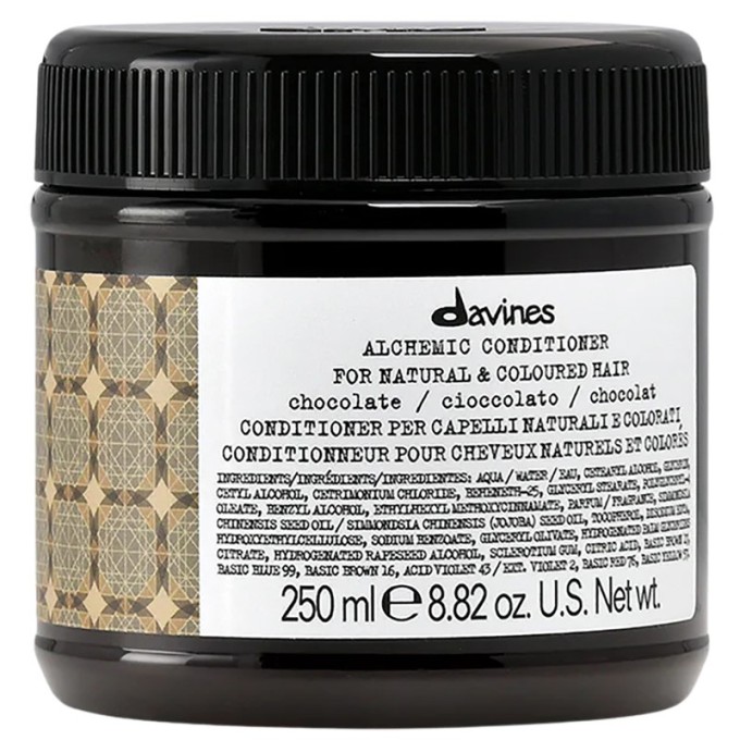 Davines Alchemic Conditioner For Natural & Coloured Hair Chocolate ( tmavé vlasy ) - Barvicí