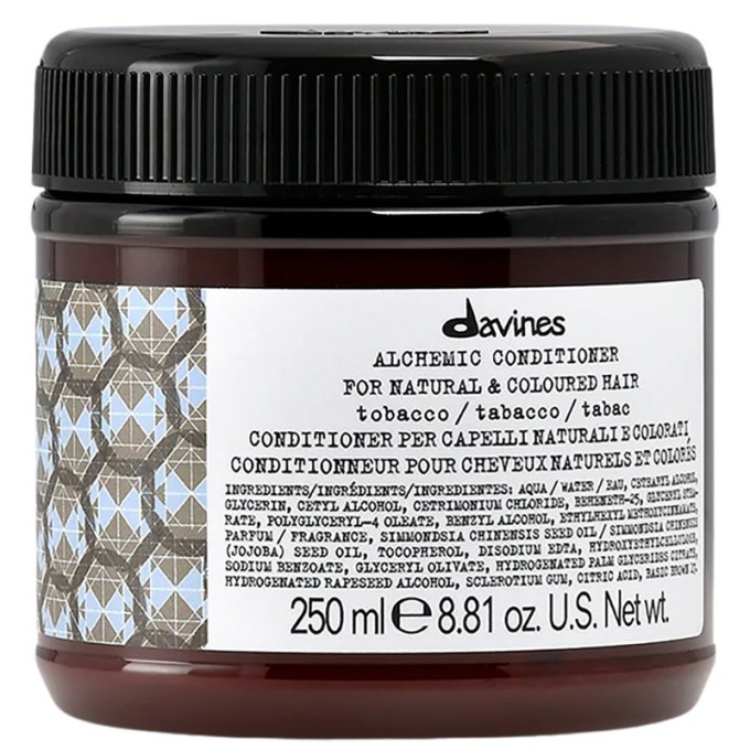 Davines Alchemic Conditioner For Natural & Coloured Hair Tobacco - Hydratační kondicionér pro