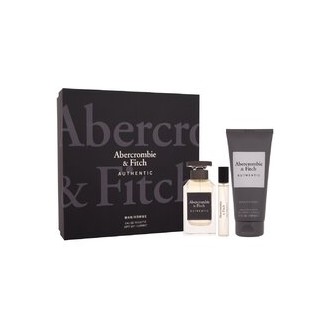 Abercrombie & Fitch Authentic Dárková sada EDT 100 ml, sprchový gel 200 ml a miniaturka EDT 15 ml 100ml