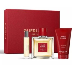 Guerlain Habit Rouge Dárková sada EDT 100 ml, sprchový gel 75 ml a miniaturka EDT 10 ml 100ml