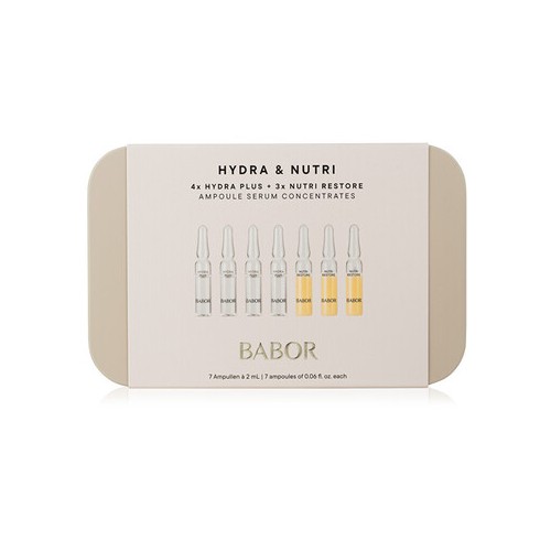 Babor Hydra & Nutri Ampoule Serum Concentrates Set - rinkinys odos priežiūrai