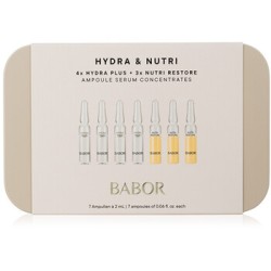 Babor Hydra & Nutri Ampoule Serum Concentrates Set - rinkinys odos priežiūrai