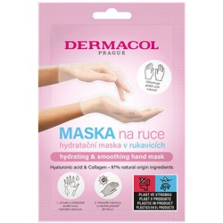 Dermacol Hand Mask - drėkinanti kaukė rankoms su pirštinėmis, 1 pora