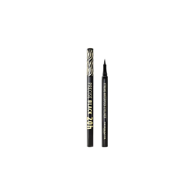 Dermacol Precise 20h Xtreme Waterproof Eyeliner - vandeniui atsparus akių pieštukas, 1 ml - Black