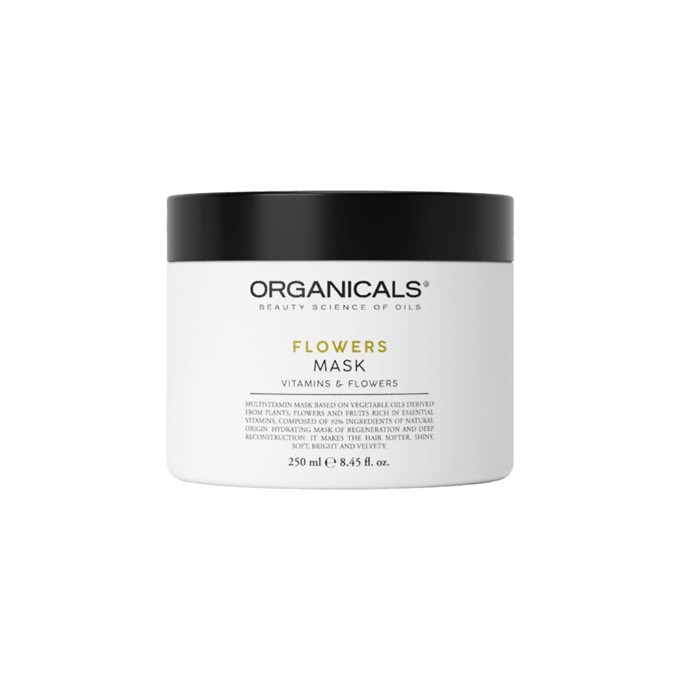 Organicals FLOWERS Mask ( Vitamins & Flower ) - multivitaminų kaukė, 250 ml