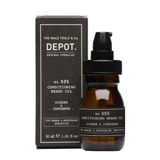 Depot No. 505 Conditioning Beard Oil Ginger & Cardamom - Beard Oil Balm 30 ml 2