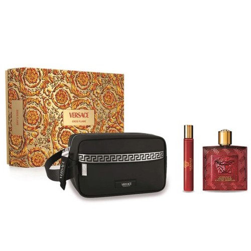 Versace Eros Flame SET EDP 100 ml + miniature EDP 10 ml + cosmetic bag