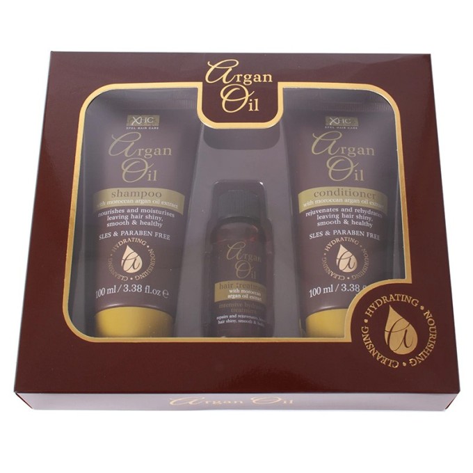 XPel Argan Oil Hair Set - Gift set of hair care