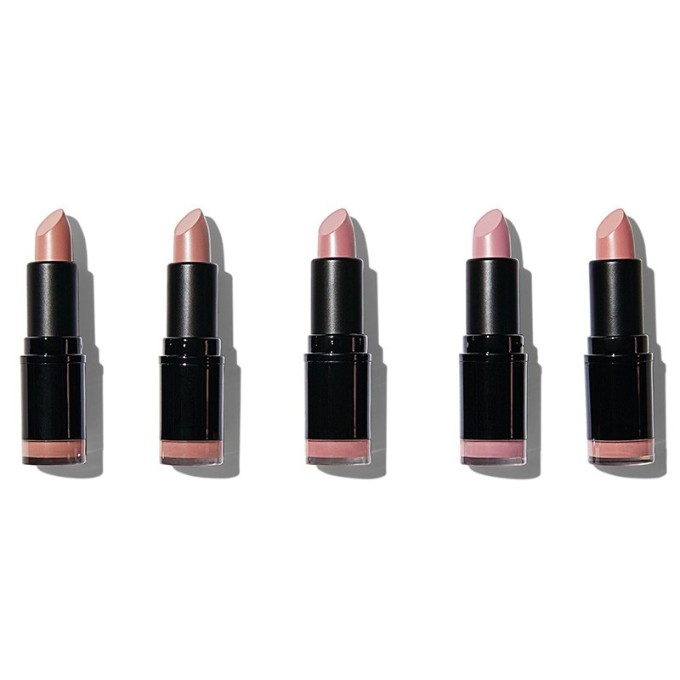 Makeup Revolution Matte Nude Lipstick Collection (5 vnt.) - Set of five lipsticks, 3.2 g