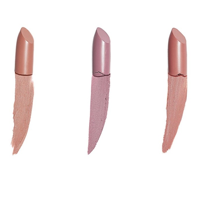 Makeup Revolution Matte Nude Lipstick Collection (5 vnt.) - Set of five lipsticks, 3.2 g