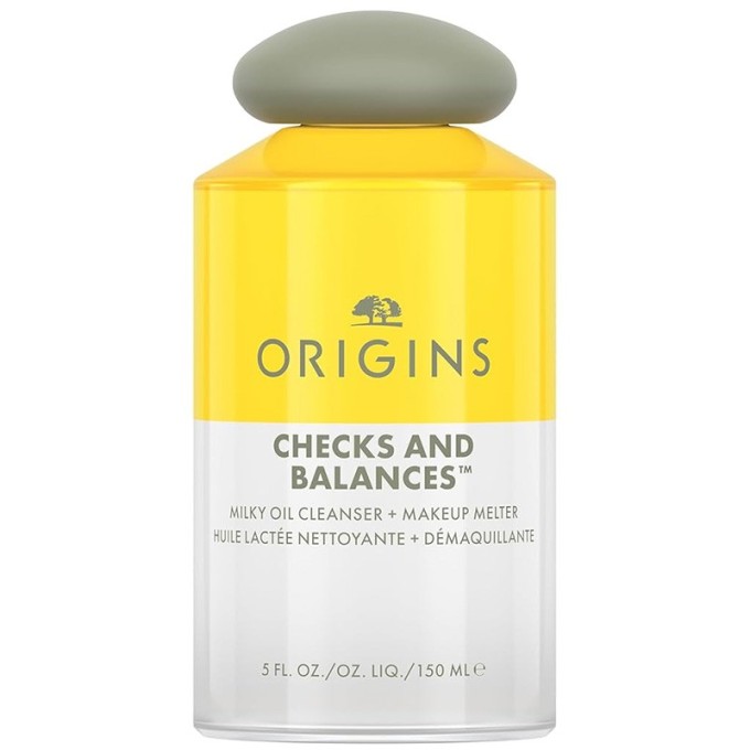Origins Checvnt. and Balances Milky Oil Cleanser with Rice Oil and Squalane - Dviejų fazių makiažo