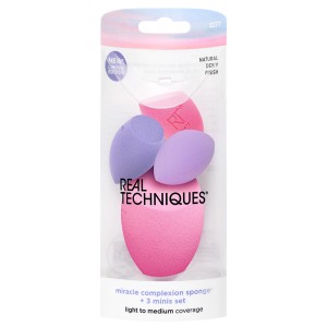 Real Techniques Miracle Complexion Sponge + 3 Minis Set 1 vnt.