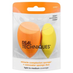 Real Techniques Miracle Complexion Sponge + Concealer Sponge Duo - Aplikátor 1 vnt.