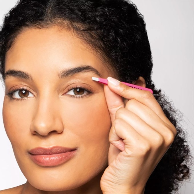 Tweezerman Mini Slant - Tweezers Flamingo