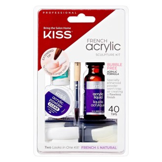 Kiss My Face French Sculpture Acrylic Kit - Acrylic set of french manicure