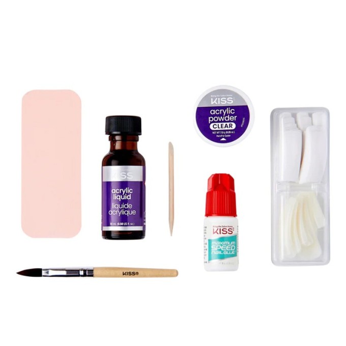 Kiss My Face French Sculpture Acrylic Kit - Acrylic set of french manicure