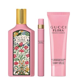 Gucci Flora Gorgeous Gardenia rinkinys EDP 100 ml, mini EDP 10 ml ir kūno losjonas 50 ml