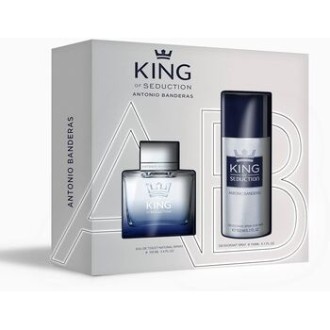 Antonio Banderas King Of Seduction Dárková sada EDT 100 ml a deospray 100ml