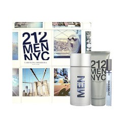 Carolina Herrera 212 Men Gift Set EDT 100 ml After Shave Gel (gel, after shave) 212 Men 100 ml and