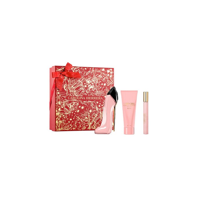 Carolina Herrera Good Girl Blush Dárková sada EDP 80 ml, tělové mléko 100 ml a miniaturka EDP 10 ml