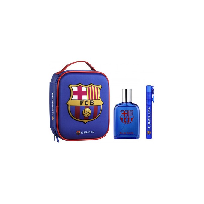 FRAGRANCES FOR CHILDREN FC Barcelona Gift Set EDT 100 ml, mini EDP 10 ml a batoh 100ml
