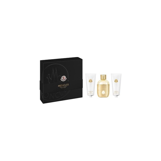Moncler Moncler Sunrise Pour Femme Gift Set EDP 100 ml, Shower Gel 100 ml a tělový krém 100 ml 100ml