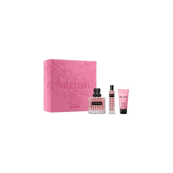 Valentino Donna Born In Roma Gift Set EDP 100 ml, body milk 50 ml and mini EDP 10 ml