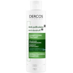 Vichy Dercos Anti-Pelliculaire Shampooing Traitant ( Normal to Oily Hair ) 390ml