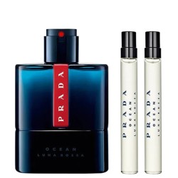 Prada Luna Rossa Ocean Gift set EDT 100 ml and miniature EDT 2 x 10 ml