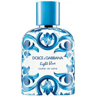 Dolce Gabbana Light Blue pou Homme Capri in Love EDP 100 ml kvepalai vyrams