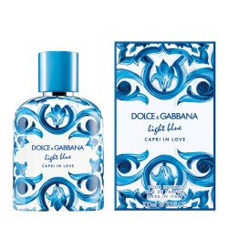 Dolce Gabbana Light Blue pou Homme Capri in Love EDP 100 ml kvepalai vyrams