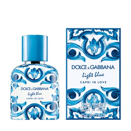 Dolce Gabbana Light Blue pou Homme Capri in Love EDP 50 ml kvepalai vyrams