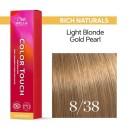Wella Professional Color Touch Rich Naturals - plaukų dažai, 60 ml - 8-38