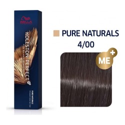 Wella Professional Koleston Perfect ME + Pure Naturals - plaukų dažai, 60 ml - 4/00