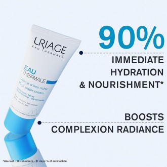 Uriage Nourishing and moisturizing cream for dry to very dry skin Eau Thermale (Rich Water Cream) 2