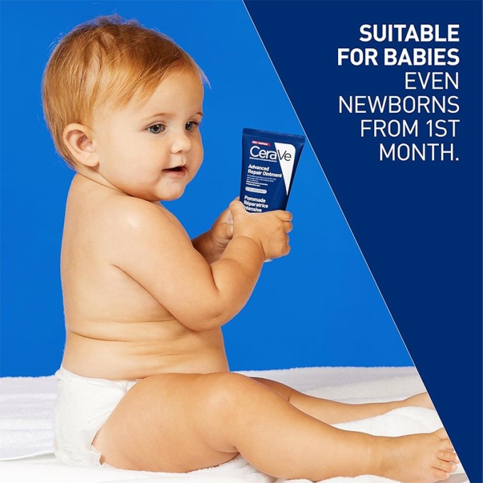 CeraVe Advanced Repair Ointment - daugiafunkcis kremas labai sausai ir pažeistai odai, veidui