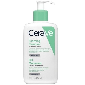 CeraVe Cleansing Foaming Gel for Normal to Oily Skin (Foaming Cleanser) 236 ml