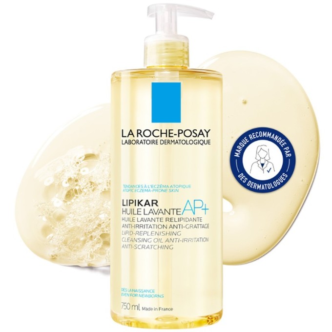 La Roche-Posay Lipikar Cleansing Oil AP + - Shower Oil 750 ml