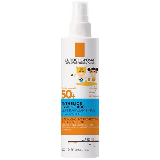 La Roche-Posay Anthelios Invisible Spray SPF 50 - Ultralight protective spray for kids 200 ml