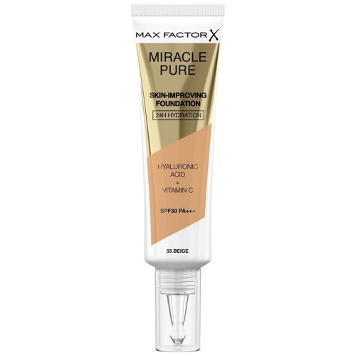 Max Factor Miracle Pure Skin-Improving Foundation SPF30 30 ml 55 Beige