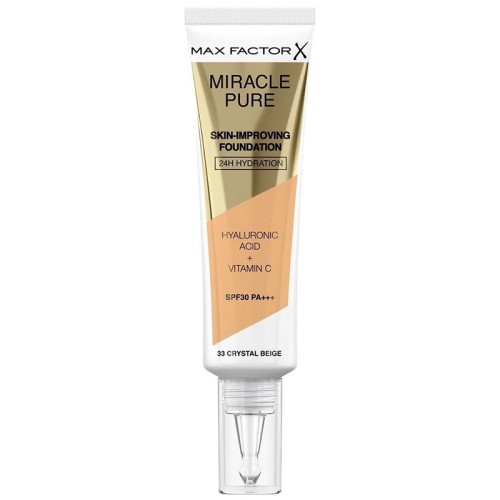 Max Factor Miracle Pure Skin-Improving Foundation SPF30 30 ml 33 Crystal Beige