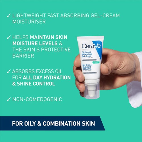 CeraVe Oil Control Moisturizing Gel-Cream - Hydrating gel-cream 52 ml