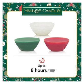 Yankee Candle Christmas gift set of scented waxes - kvepiančių žvakių rinkinys, 22 g 2